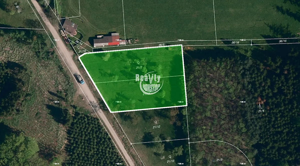 Prodej stavebního pozemku 1578 m²